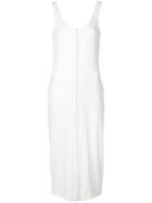 Mugler Front Fastening Dress - White