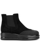 Hogan Classic Fitted Boots - Black