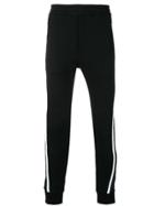 Alexander Mcqueen Side Stripe Track Trousers - Black