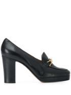 A.n.g.e.l.o. Vintage Cult 1970s Heeled Loafers - Black