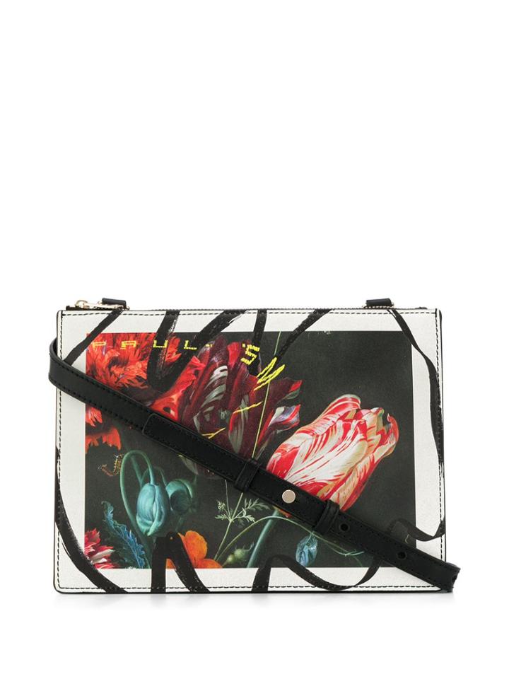Paul Smith Floral Print Crossbody Bag - Black