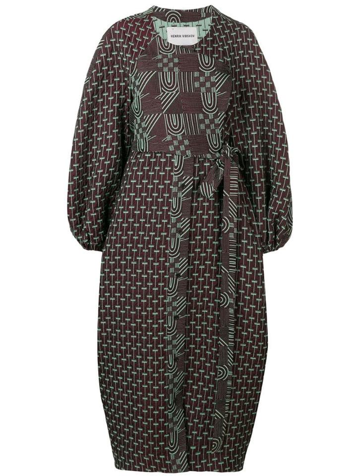 Henrik Vibskov Textured Wrap Dress
