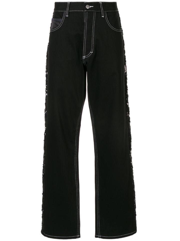 Koché Side Band Trousers - Black