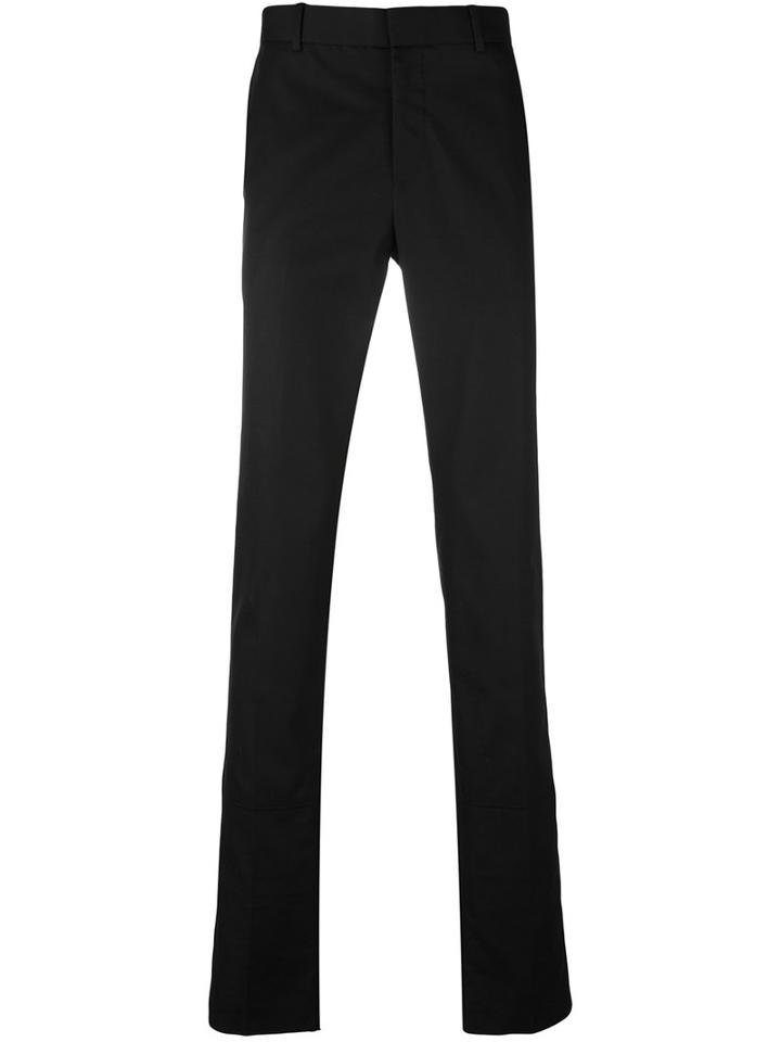Tailored Trousers - Men - Cotton/acetate/viscose - 46, Black, Cotton/acetate/viscose, Alexander Mcqueen