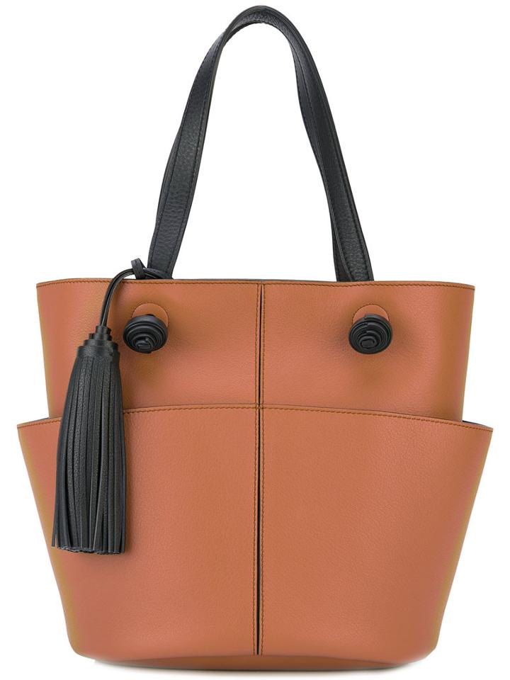 Tod's - Open Tote - Women - Leather - One Size, Brown, Leather