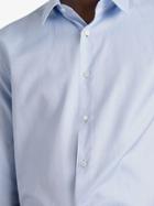 Burberry Modern Fit Double Cuff Cotton Shirt - Blue