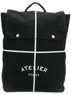 Maison Margiela Atelier Motif Backpack - Black