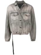 Unravel Project Faded Denim Jacket - Grey