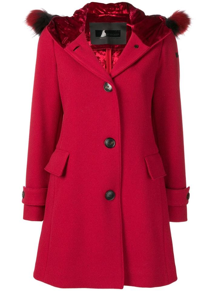 Rrd Hooded Parka Coat - Red