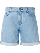 Karl Lagerfeld Ikonik Boyfriend Shorts - Blue