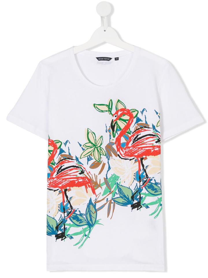Antony Morato Tropical Print T-shirt - White