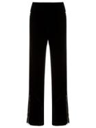 Reinaldo Lourenço - Velvet Trousers - Women - Viscose - 46, Black, Viscose