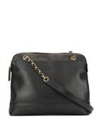 Chanel Pre-owned Stitched Cc Logos Shoulder Bag - Black