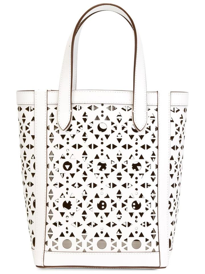 Max Mara Small Macrame Cut-out Tote