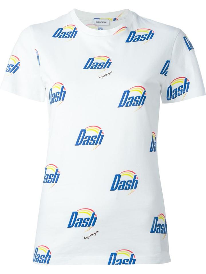 Au Jour Le Jour Dash Print T-shirt