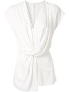 Acler Collins Twist Top - White