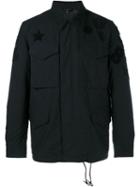 Uniform Experiment Multi-patch Field Jacket, Men's, Size: 4, Black, Cotton/nylon/polyester