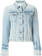 Denim Jacket, Women's, Size: Large, Blue, Cotton, Rag & Bone