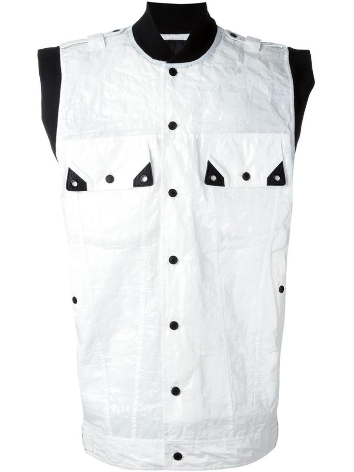 Ktz Plastic Effect Sleeveless Jacket