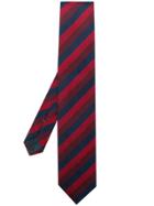 Ermenegildo Zegna Striped Tie - Red