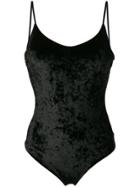 Fisico Scoop Neck One Piece - Black
