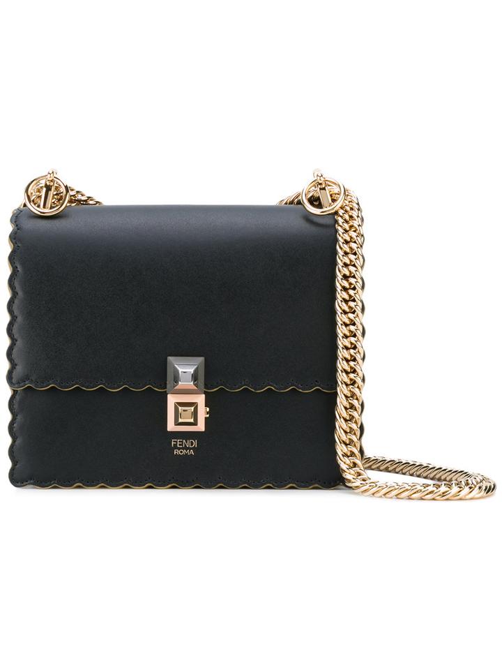 Fendi - Small Kan I Bag - Women - Leather/metal - One Size, Black, Leather/metal