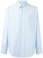 Ami Alexandre Mattiussi Large Fit Classic Shirt, Men's, Size: 41, Blue, Cotton