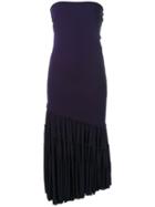 Jean Paul Gaultier Pre-owned Maxi Ruffled Dress - Purple