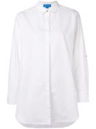 Mih Jeans Rolled Sleeve Shirt - White