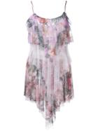 Philosophy Di Lorenzo Serafini - Tiered Mini Dress - Women - Polyamide/polyester/viscose - 38, Women's, Polyamide/polyester/viscose