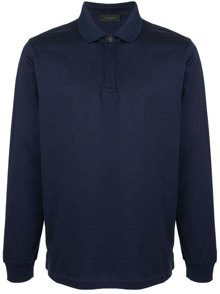 D'urban Longsleeved Polo Shirt - Blue