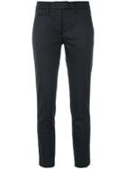 Dondup Slim Fit Cropped Trousers - Grey