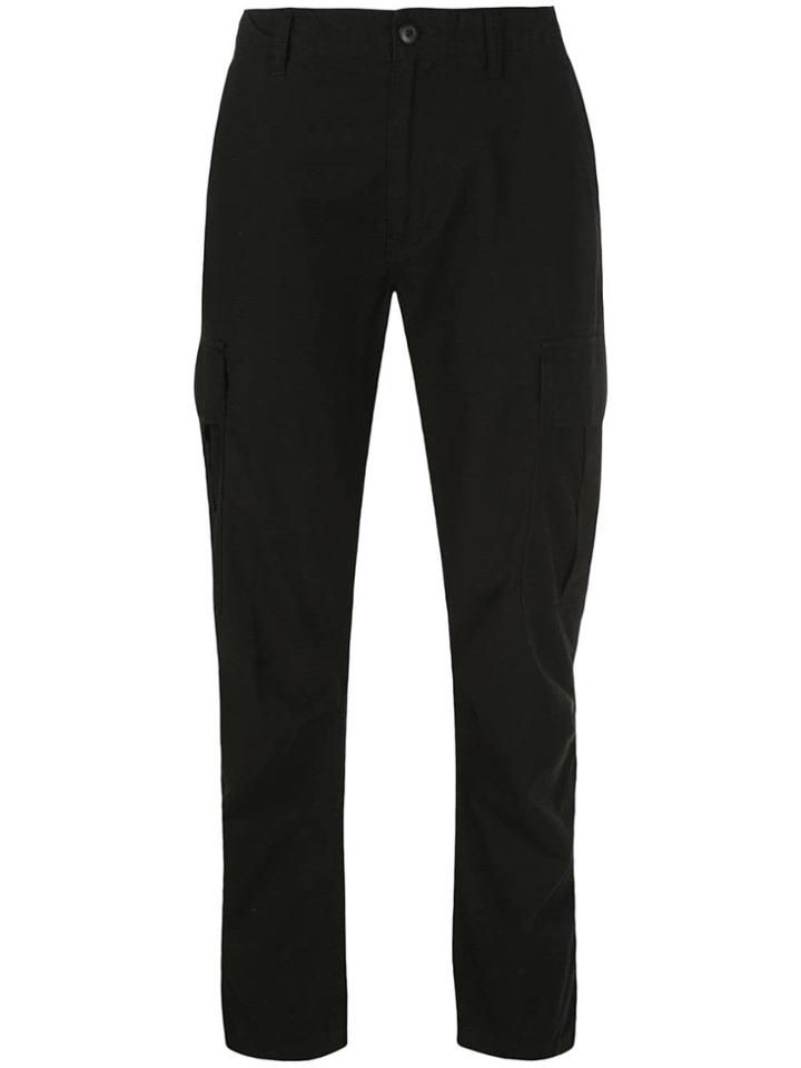Re/done Curved Tapered Leg Trousers - Black