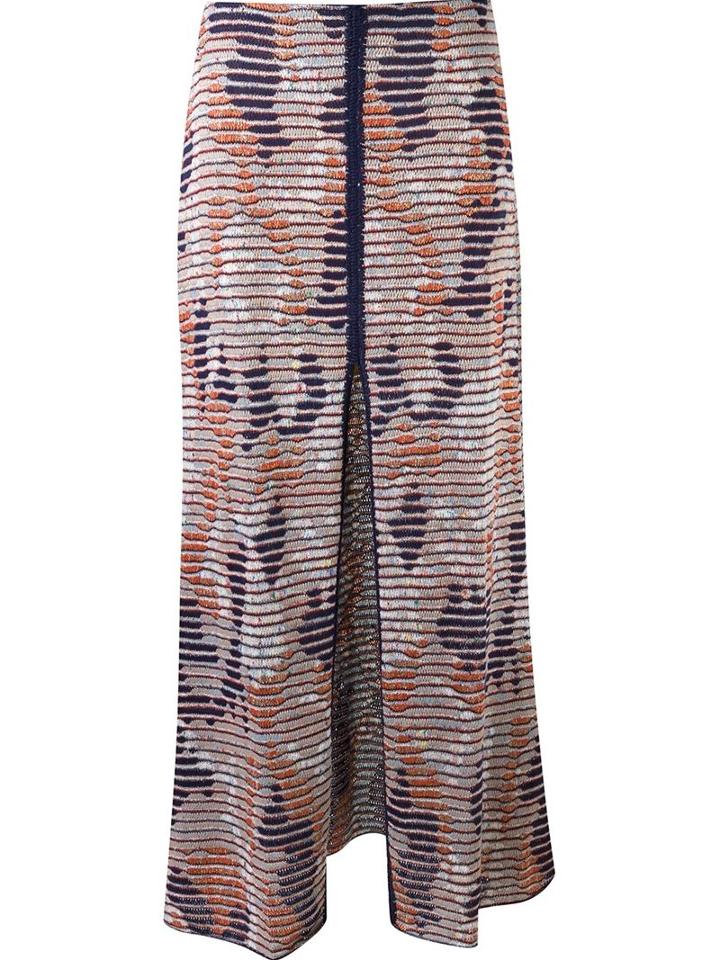 Cecilia Prado Front Slit Long Knitted Skirt