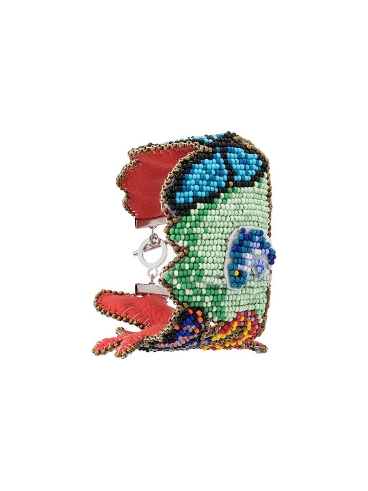Tsumori Chisato Beaded Wide Bracelet - Red