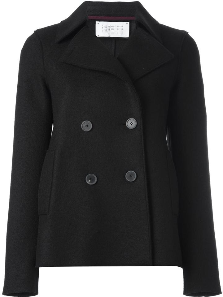 Harris Wharf London Double-breasted Short Pea Coat