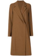 Etro Concealed Button Coat - Brown