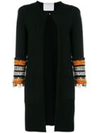 Giada Benincasa Charm Sleeve Coat - Black