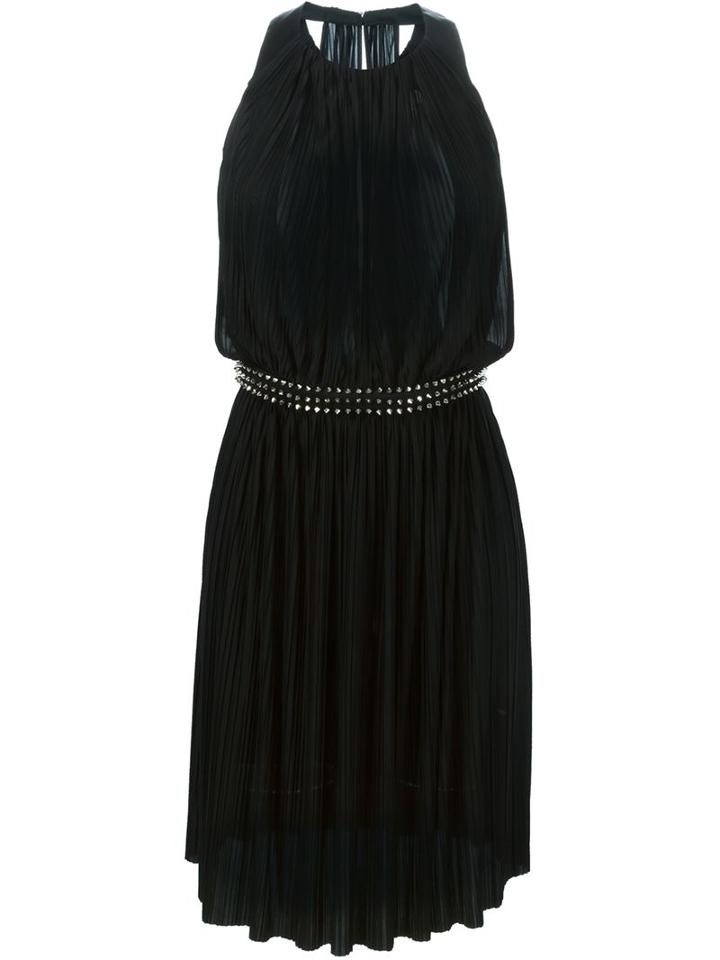 Philipp Plein Sleeveless Pleated Dress