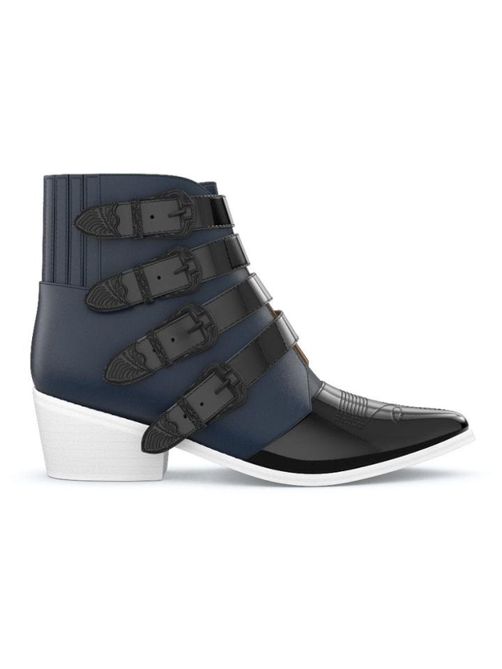 Toga Pulla Aj006 Boots - Navy & Black