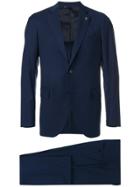Tombolini Pinstripe Suit - Blue