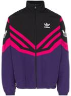 Adidas Sportive Pink Stripe Track Jacket - Purple