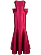 Marchesa Notte Strapless Evening Dress - Pink