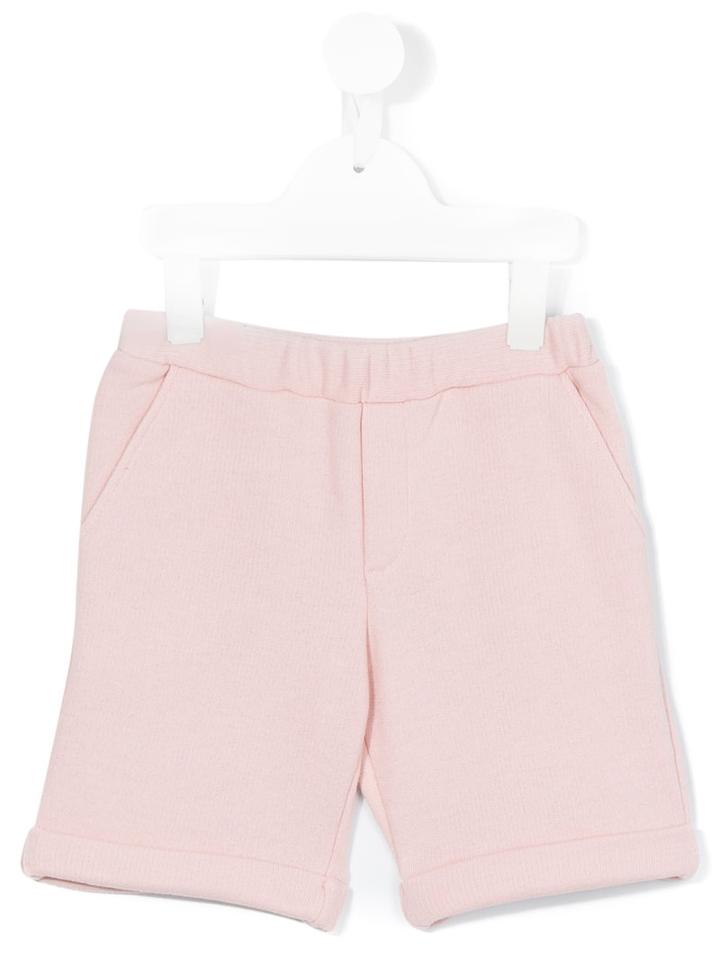 Douuod Kids - Casual Fleece Shorts - Kids - Cotton/polyester - 4 Yrs, Pink/purple
