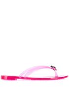 Casadei Crystal Embellished Flip Flops - Pink