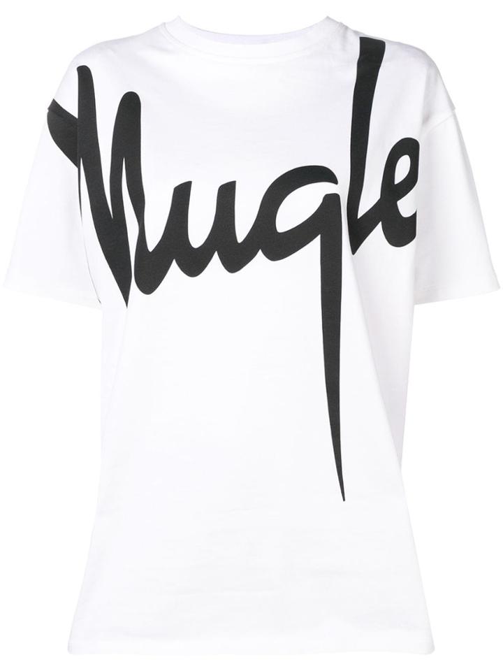 Mugler Logo T-shirt - White