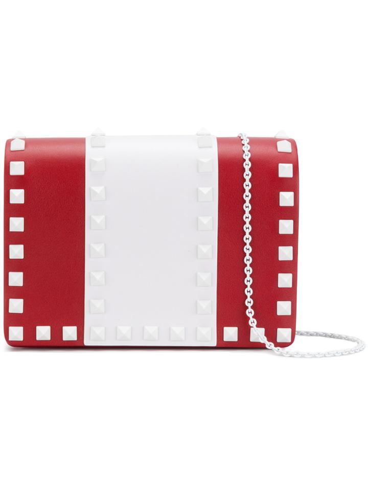 Valentino Mini Valentino Garavani Free Rockstud Bag - Red