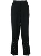 Nº21 High-waisted Embellished Trousers - Black