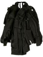 Comme Des Garçons Vintage Abstract Bundled Padded Vest - Black