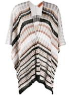 Missoni Striped Knit Kimono - Black